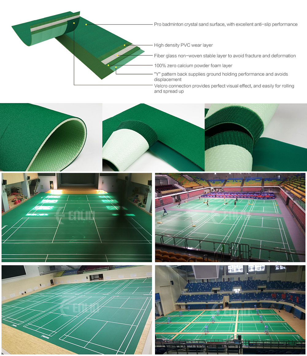 badminton court mat 