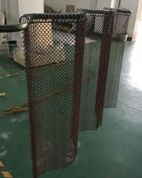 fireplace mesh curtain