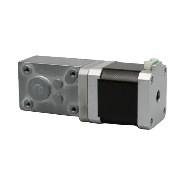 Geared Stepper Motor Single Shaft 48mm NEMA17 with Worm Gear Reducer