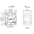 Hot Sale Crown AGV04028 Dc Axial Cooling Fan