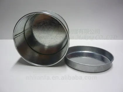Metal round tin can ,storage box