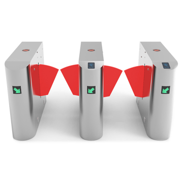 Έξυπνη εργοστασιακή είσοδος Turnstile Flap Barrier Gate για έλεγχο πρόσβασης πεζών