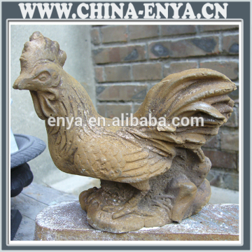 Made in china metal sculpture fashion chicken