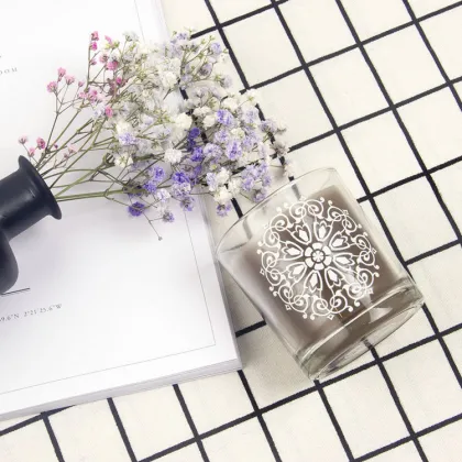 Decorative Customizable Logo Coconut Srtongly Smells Luxury Candles