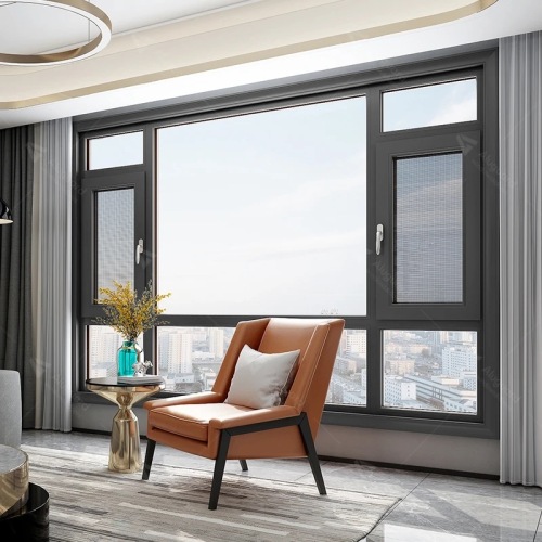 Customized Triple Glazed Aluminum Casement Windows