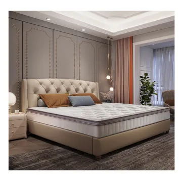 High-Quality 7-Zone Pocket Spring Latex Foam Mattress - Euro Top King/Queen Size Mattress in a Box