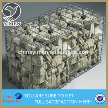 Hot Dipped Galvanized Stone Cage Gabion Basket Welded Gabion Box Factory Sale