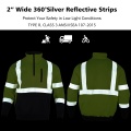 EN/IS0 20471 ANSI Mens High Visibility Reflective Sweatshirt