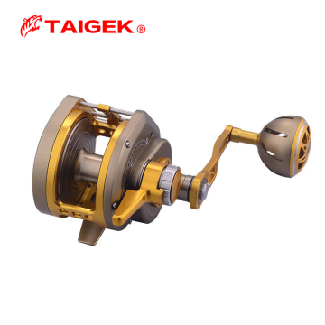 TAIGEK13+2BB Full Metal Shark Tuna Fishing Reel for Deep Sea Saltwater Trolling