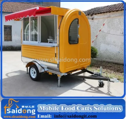 Hot selling Manufacturer Mobile snack food trailer/mobile food trailer/food catering trailer                        
                                                Quality Choice