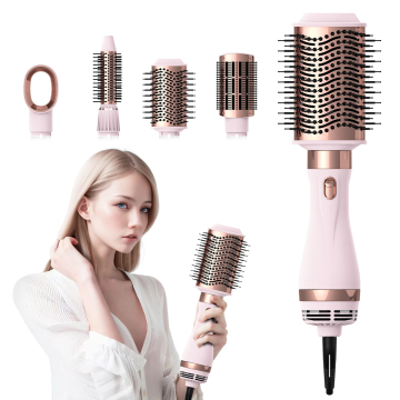 Wholesale 1000W New DC Motor Hot Air Brush Dryer - 5 in 1 Multifunctional Electric Blow Brush with Volumizer