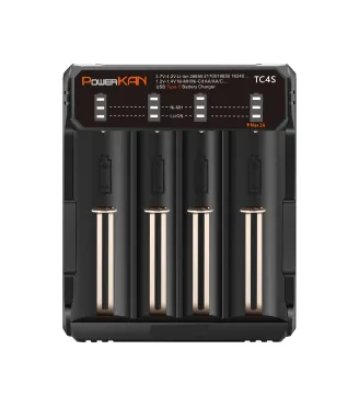 TC4S NewQQ Smart 12V Li-ion 4-Slot Battery Charger: A Comprehensive Multi-functional Battery Charging Solution