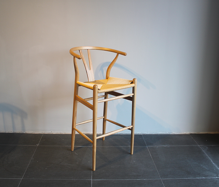 Y chair wooden high stool by solid wood