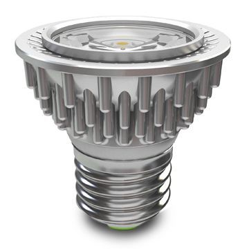 UL LED Spot Light with Silver White Shell, 5W Power Consumption and 45° Beam Angle