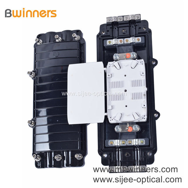 2 In 2 Out Horizontal Fiber Optic Junction Box Up To 96 Ports