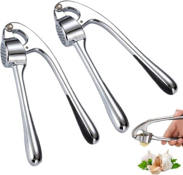 Stainless Steel Premium Garlic Press Crusher Mincer Squeezer Chopper Grinder Cracker