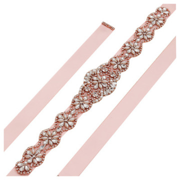 Best Bridal Rhinestone Sash Trim: Shiny Crystal Rhinestone Waistband Belt