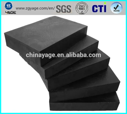 Black glassfiber anti static sheet with closed cell packing foma