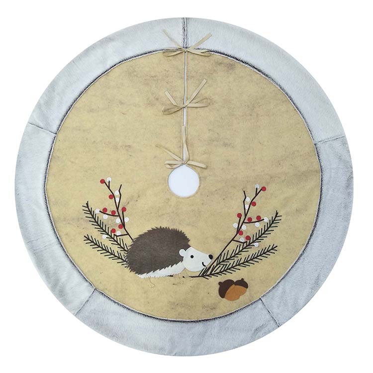 Hedgehog Christmas Tree Skirt