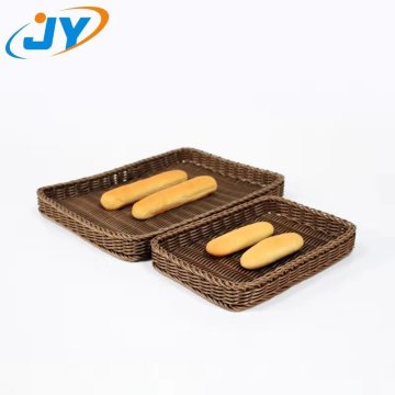 Rectangle food grade basket set for bread shop