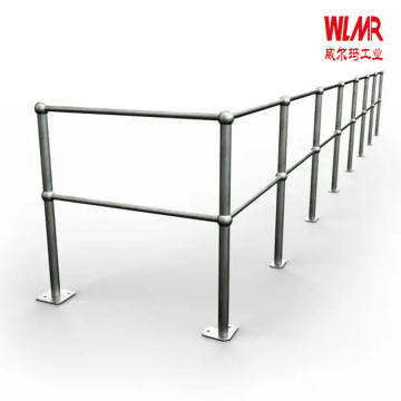 Billes en acier galvanisé pour connexions de mains courantes extérieures