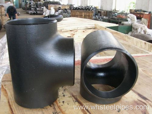black steel Pipe Tee