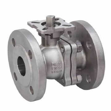 Valvola a sfera in acciaio inossidabile JIS 10K Flange 2pc