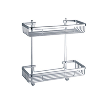 Chaozhou hotel wc triangle aluminum two-double square bathroom magazine rack