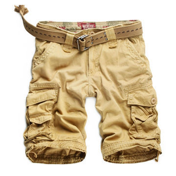 Men's shorts, made of 100% cotton, washed and breathable