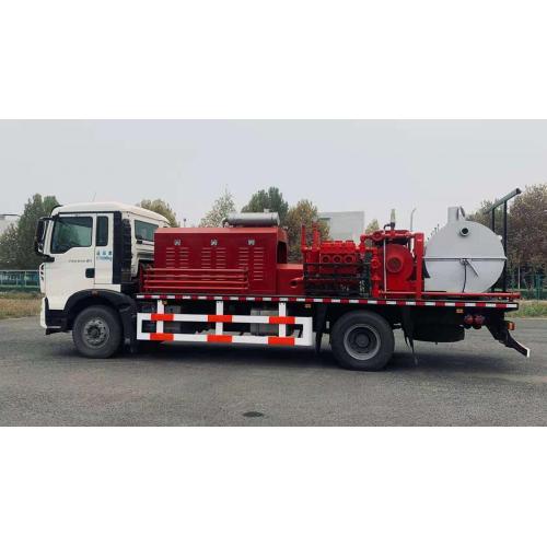 2023 نام تجاری جدید EV Diesel Oil Well Flushing Wax Truck که برای تمیز کردن چاه میدان نفتی و برداشتن موم استفاده می شود