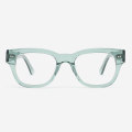 Square Cat Shape Acetate Unisex Optical Frames