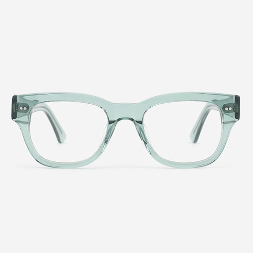 Square Cat Shape Acetate Unisex Optical Frames