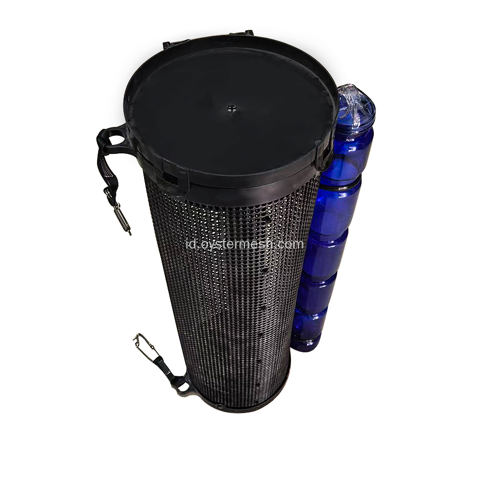 Tumbler penyemaian tiram silinder dengan float udara