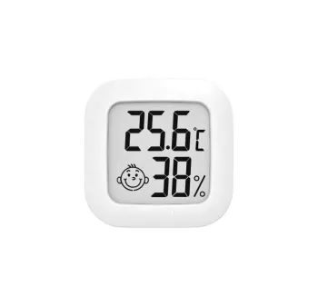 Indoor Outdoor Digital Thermometer Hygrometer with Backlit LCD Display