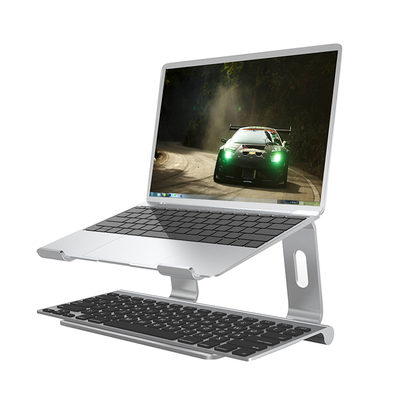 Laptop Stand, Ergonomic Laptop Riser for Desk, Metal