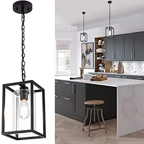 Hanging Lamp Vintage Farmhouse Style: Cast Painting Pendant Lighting for Residential Spaces - Bedrooms, Living Rooms, Dining Rooms, and Kitchens