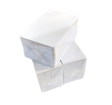 13,56 MHz Carte-clé de l'hôtel: carte à puce RFID White PVC avec mémoire de 1k