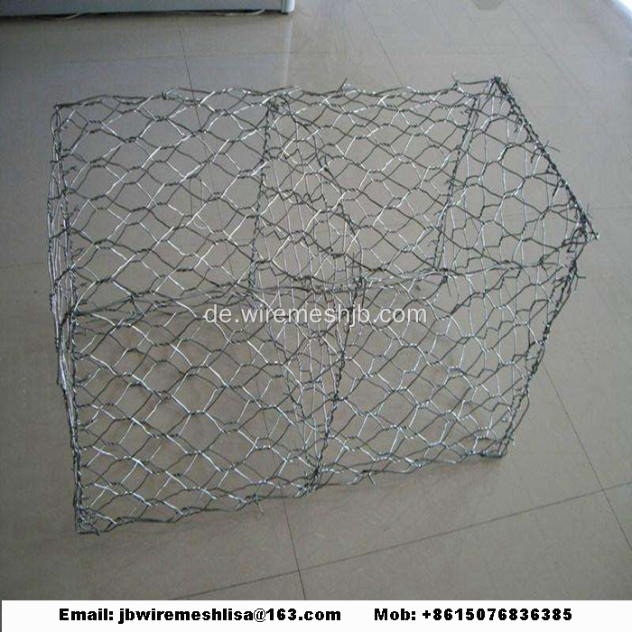 Feuerverzinkter Hexagonal Mesh Gabion Box