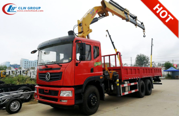 12Tons Knuckle Boom Crane On Dongfeng Truck Chassis