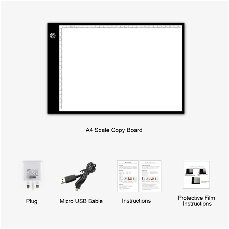 Suron LED ArtCraft Tracing Pad Pad Box Painting