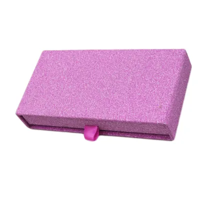 Pink Sliding Eyelash Extensions Beauty Box Empty