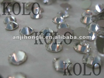 Eco-friendly flat back rhinestones without glue