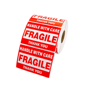 Stickers Handle with Care Warning Packing