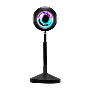 TUYA Sunset Lamp: Remote RGB Projected Sunset Light for Romantic Bedroom Ambiance