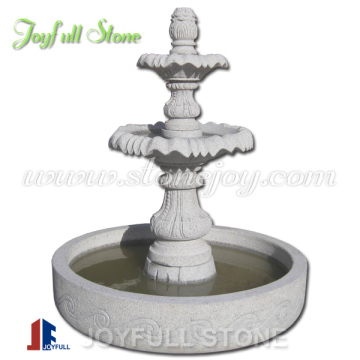 2 tiers Outdoor Landscaping Stone Fountains