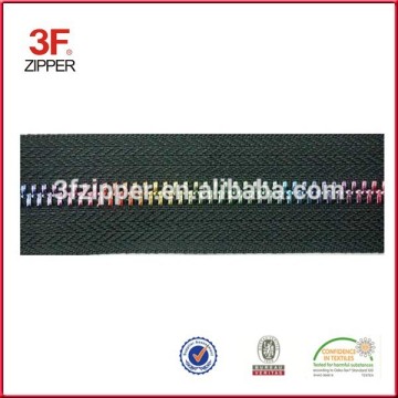 Colorful Teeth Nickel Metal Zipper 5# Long Chain