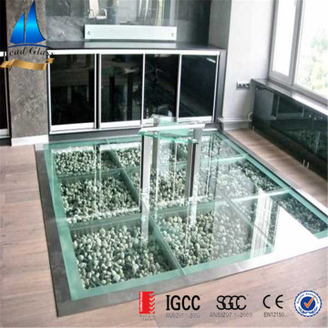 25mm Thick Sandwich Toughened Glass For Floor