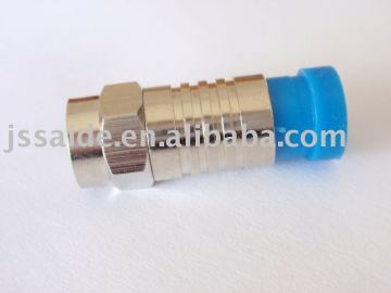 (1022)F male compression connector