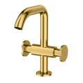 Gold Basin Mixer Tap