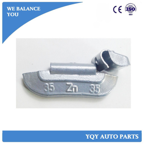 Factory price zinc clip wheel weights with Various type